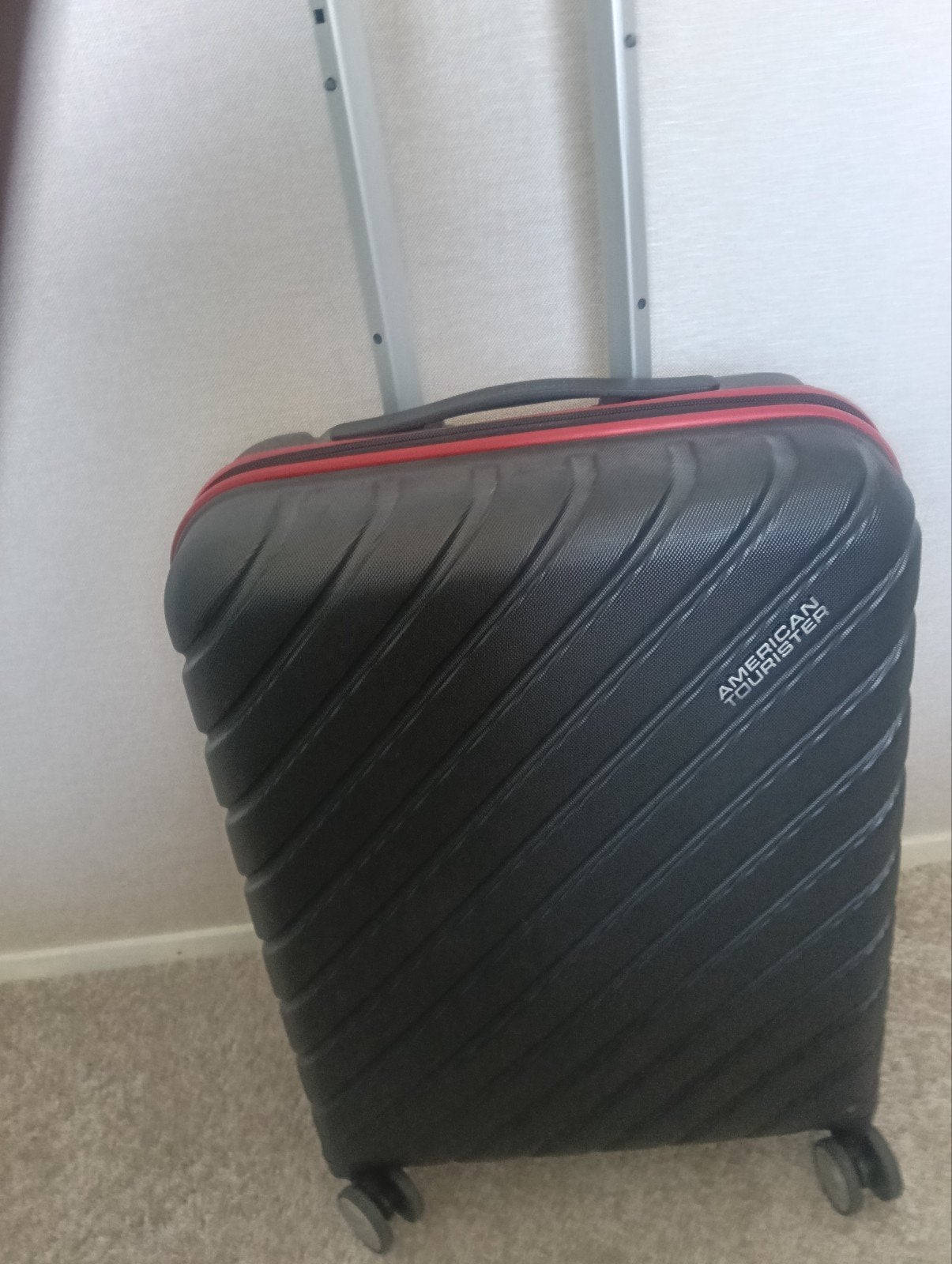 American Tourister spinner trolley koffer, Sieraden, Tassen en Uiterlijk, Ophalen, Zo goed als nieuw, Hard kunststof, 70 cm of meer