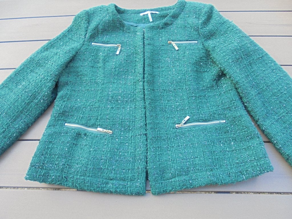 Groen jasje/vest FRIME, Kleding | Dames, Frime, Maat 46/48 (XL) of groter, Ophalen of Verzenden, Zo goed als nieuw