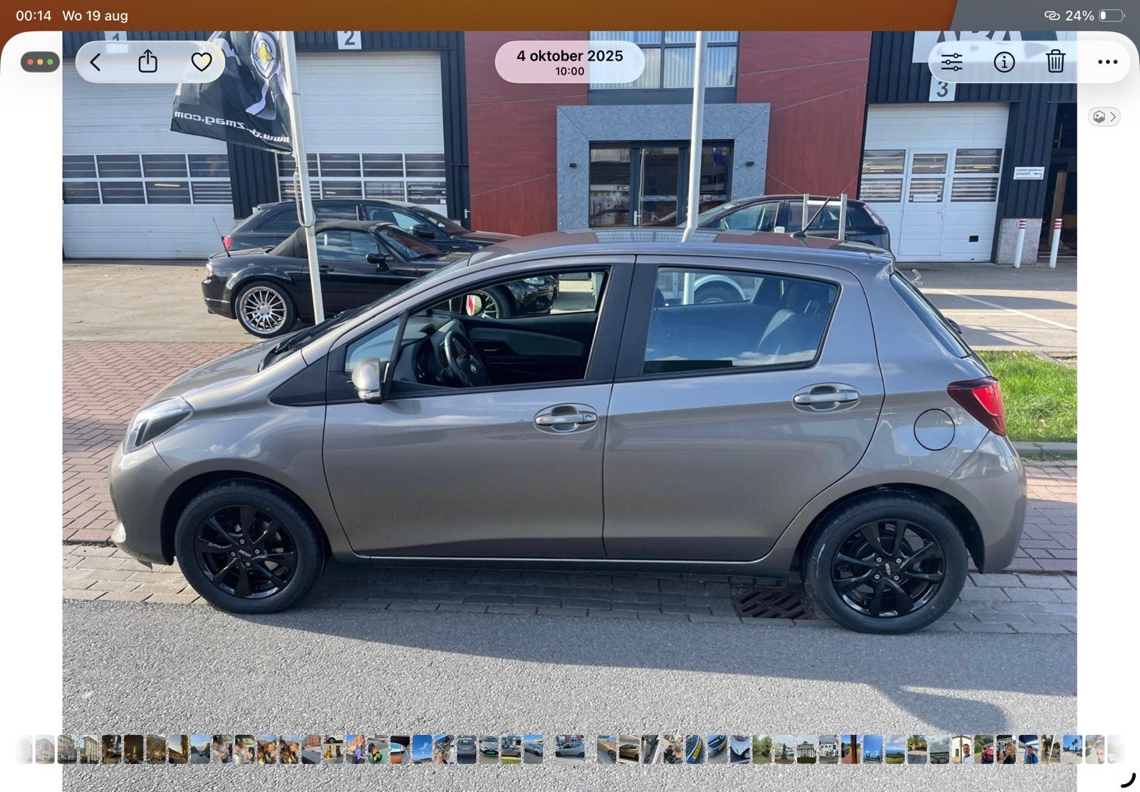 Toyota Yaris 1.0 16V Vvti 5DR 2017 Grijs, Voorwielaandrijving, 40 €/maand, 730 kg, Origineel Nederlands