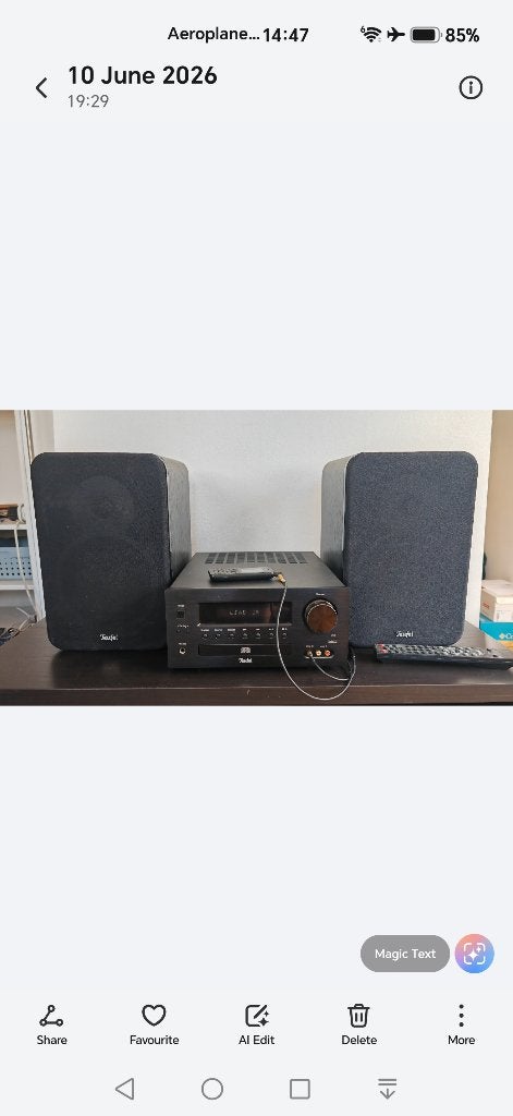 Teufel Ultima 20 speakers + console, Gebruikt, MP3-aansluiting, Speakers, Ophalen