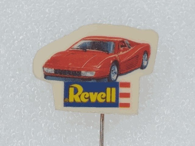SP1731 Speldje Revell Ferrari Testarossa TS, Ophalen of Verzenden, Gebruikt, Overige onderwerpen