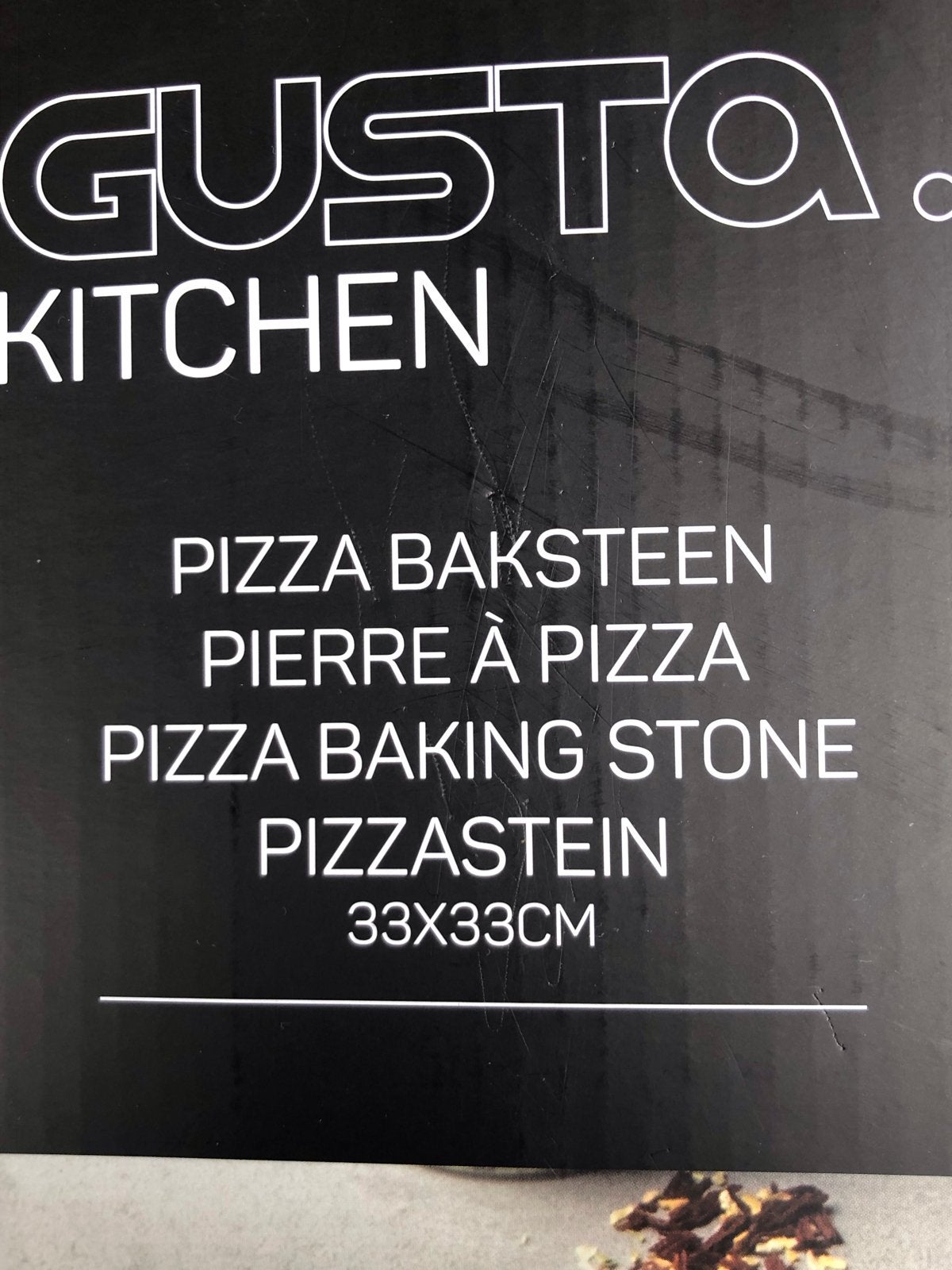Gusta Pizza Baksteen 33x33cm - Nieuw in doos, Ophalen, Nieuw