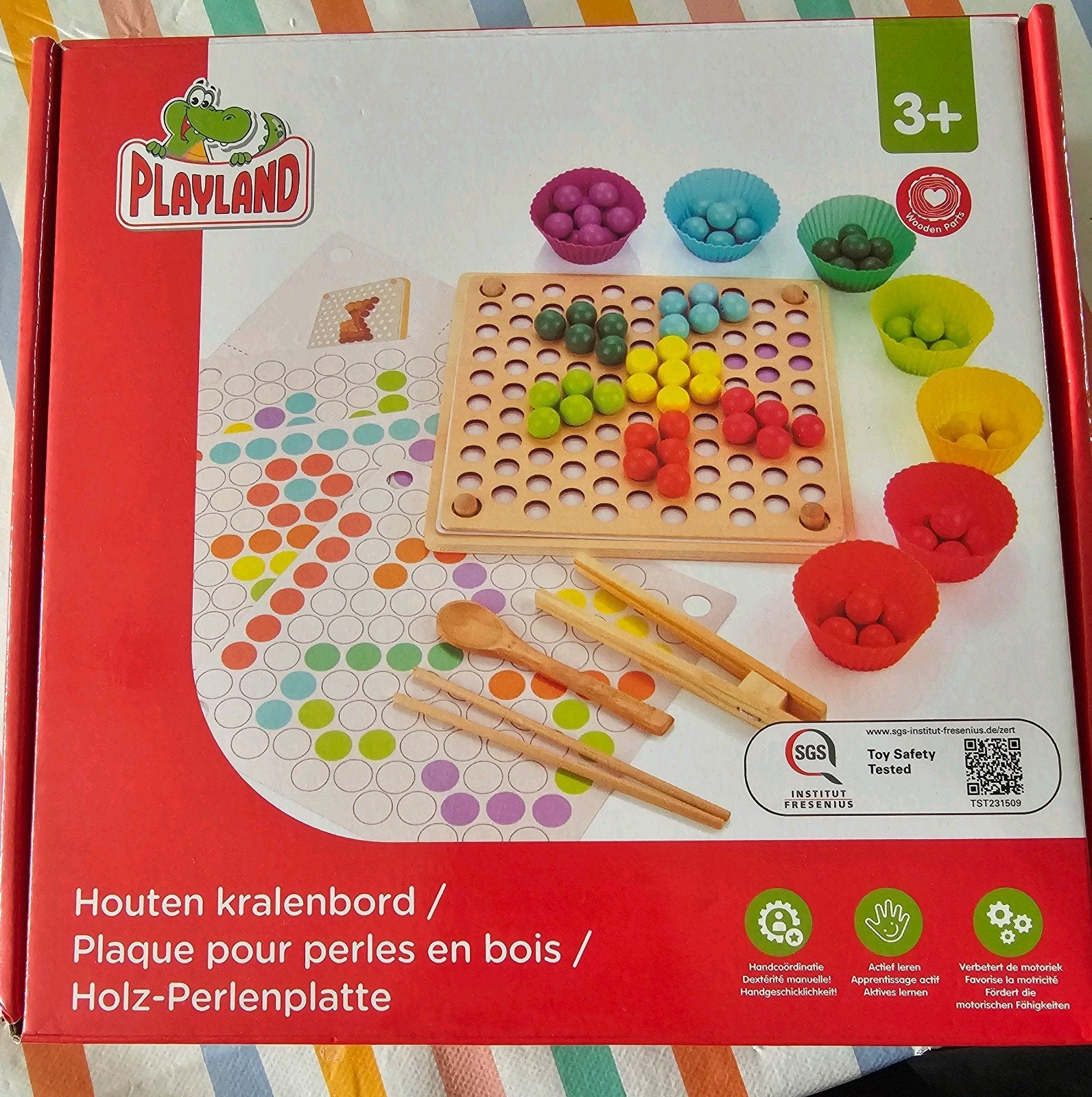 Houten kralenbord, Ophalen of Verzenden, Zo goed als nieuw, Overige typen