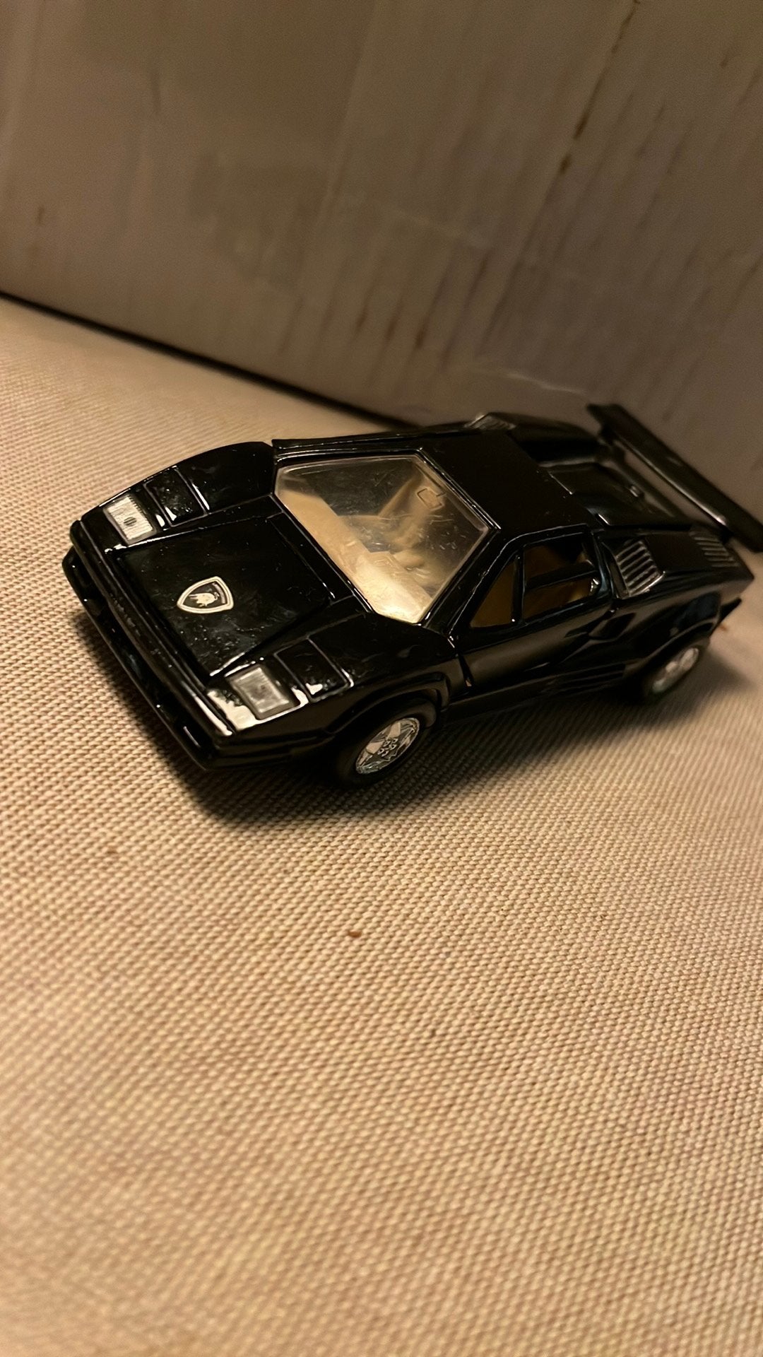 Lamborghini Countach 1988 (zwart), Ophalen of Verzenden, Zo goed als nieuw
