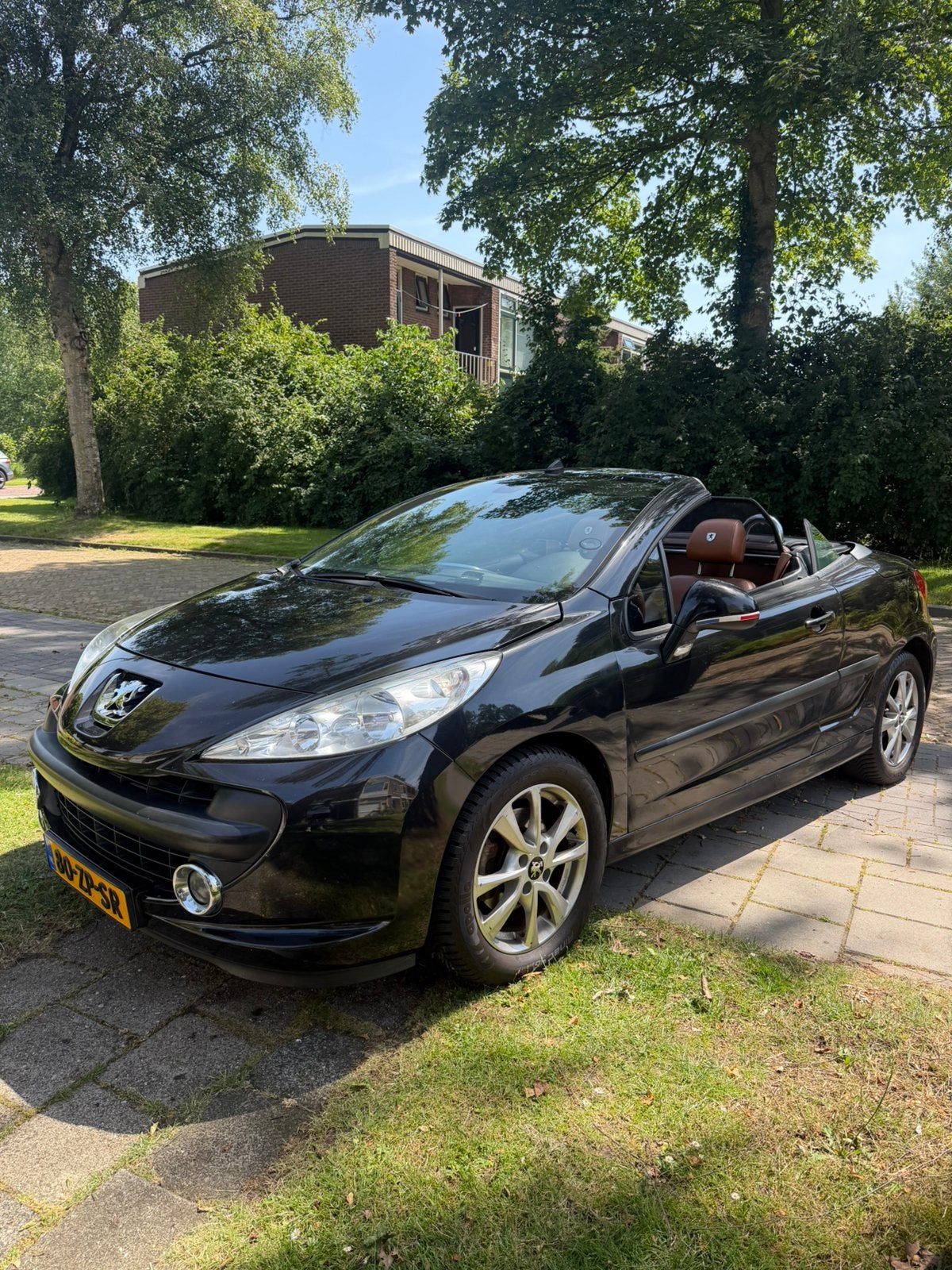 Peugeot 207 1.6 16V CC 88KW 2008 Zwart, Voorwielaandrijving, 15 km/l, 4 cilinders, Cabriolet
