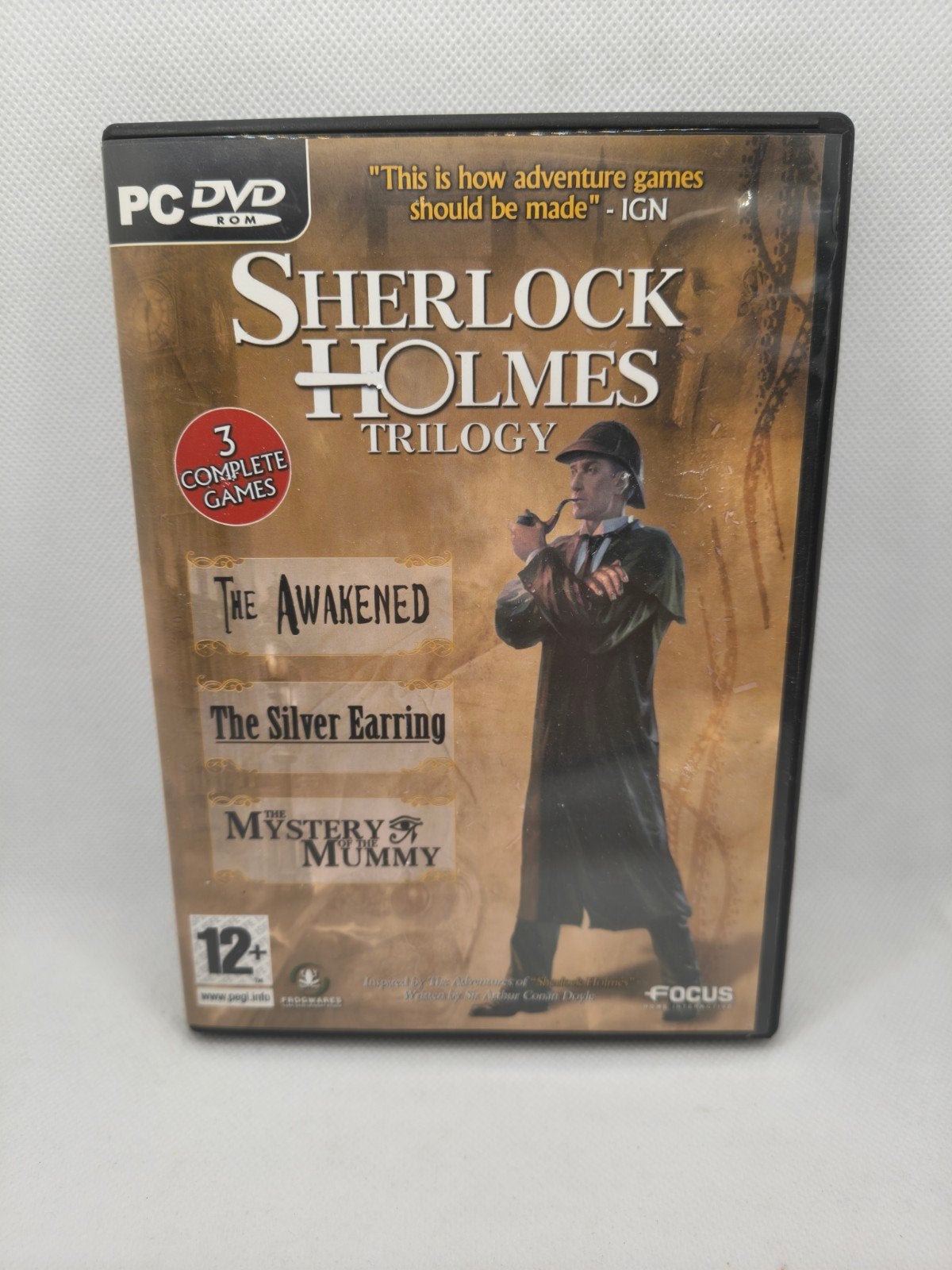 Sherlock Holmes Trilogy pc game, Spelcomputers en Games, 3 spelers of meer, Ophalen of Verzenden, Zo goed als nieuw, Vanaf 3 jaar
