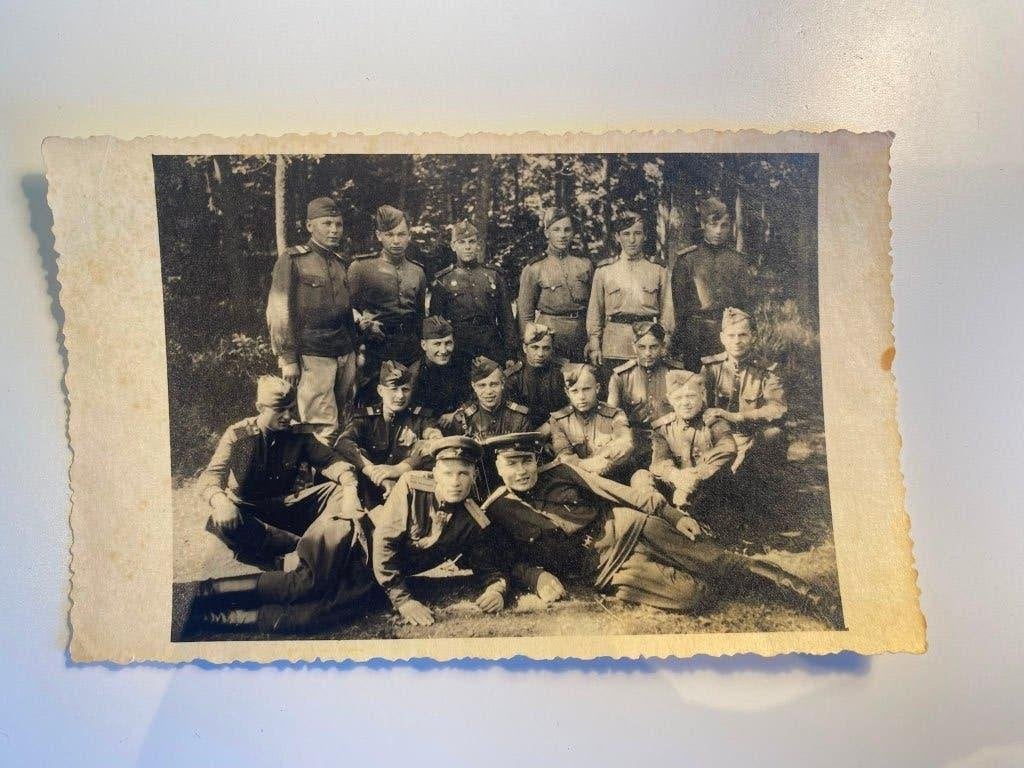 Groepsfoto Sovjet Soldaten WOII, Verzamelen, Ophalen of Verzenden, Voor 1940, Zo goed als nieuw, Overige onderwerpen