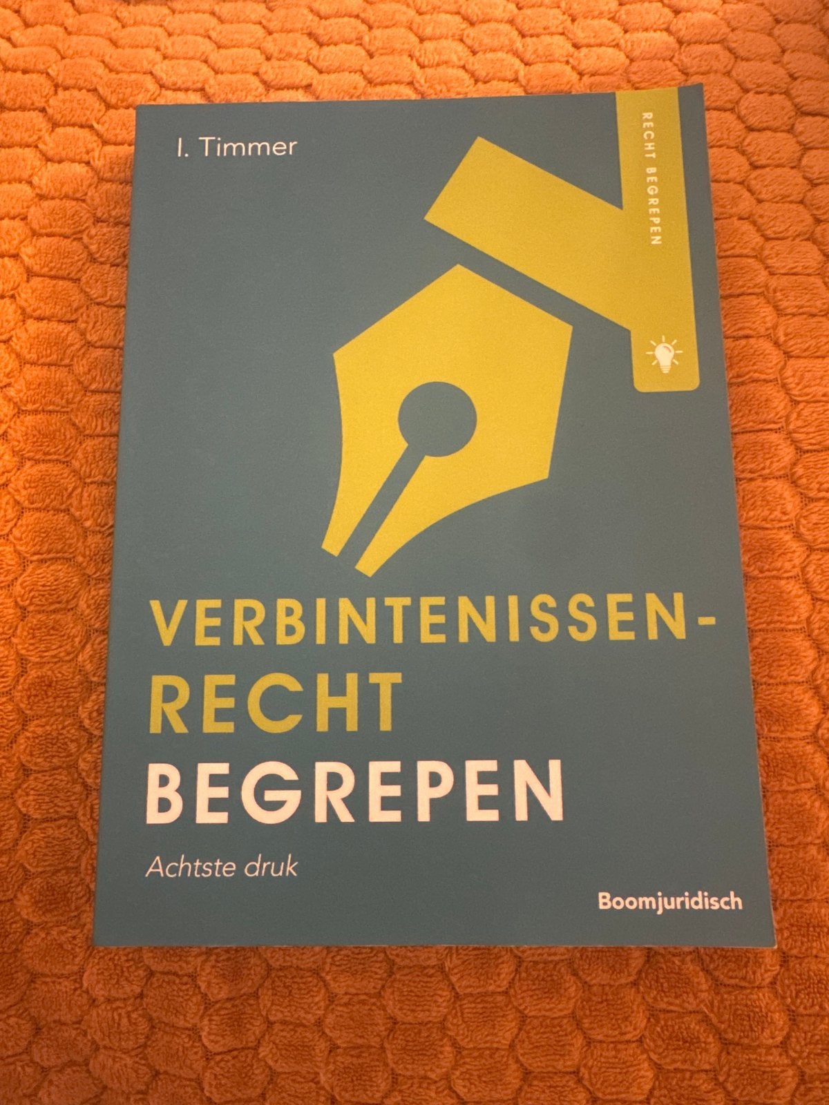 Verbintenissenrecht Begrepen - I. Timmer (Achtste druk), Ophalen of Verzenden, Gamma, Zo goed als nieuw, HBO