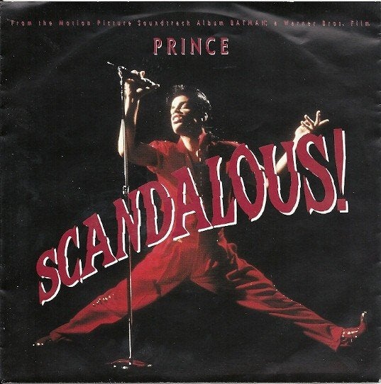 Prince - Scandalous (Single), Cd's en Dvd's, Vinyl Singles, Gebruikt, Filmmuziek en Soundtracks, Fotohoes, Ophalen of Verzenden