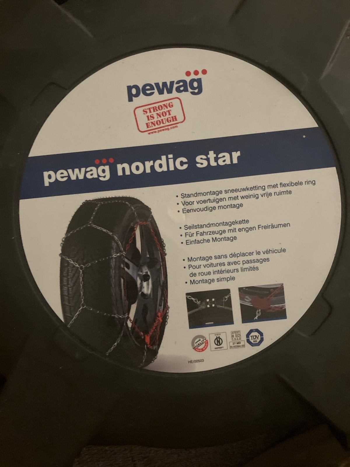 Pewag Nordic Star Sneeuwkettingen - Eenvoudige Montage, Auto diversen, Ophalen of Verzenden, Zo goed als nieuw