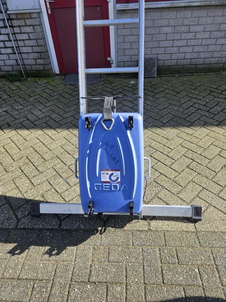 Meerdere Geda ladder acculift zonnepanelen, Ophalen, Gebruikt, Opvouwbaar of Inschuifbaar, 4 meter of meer