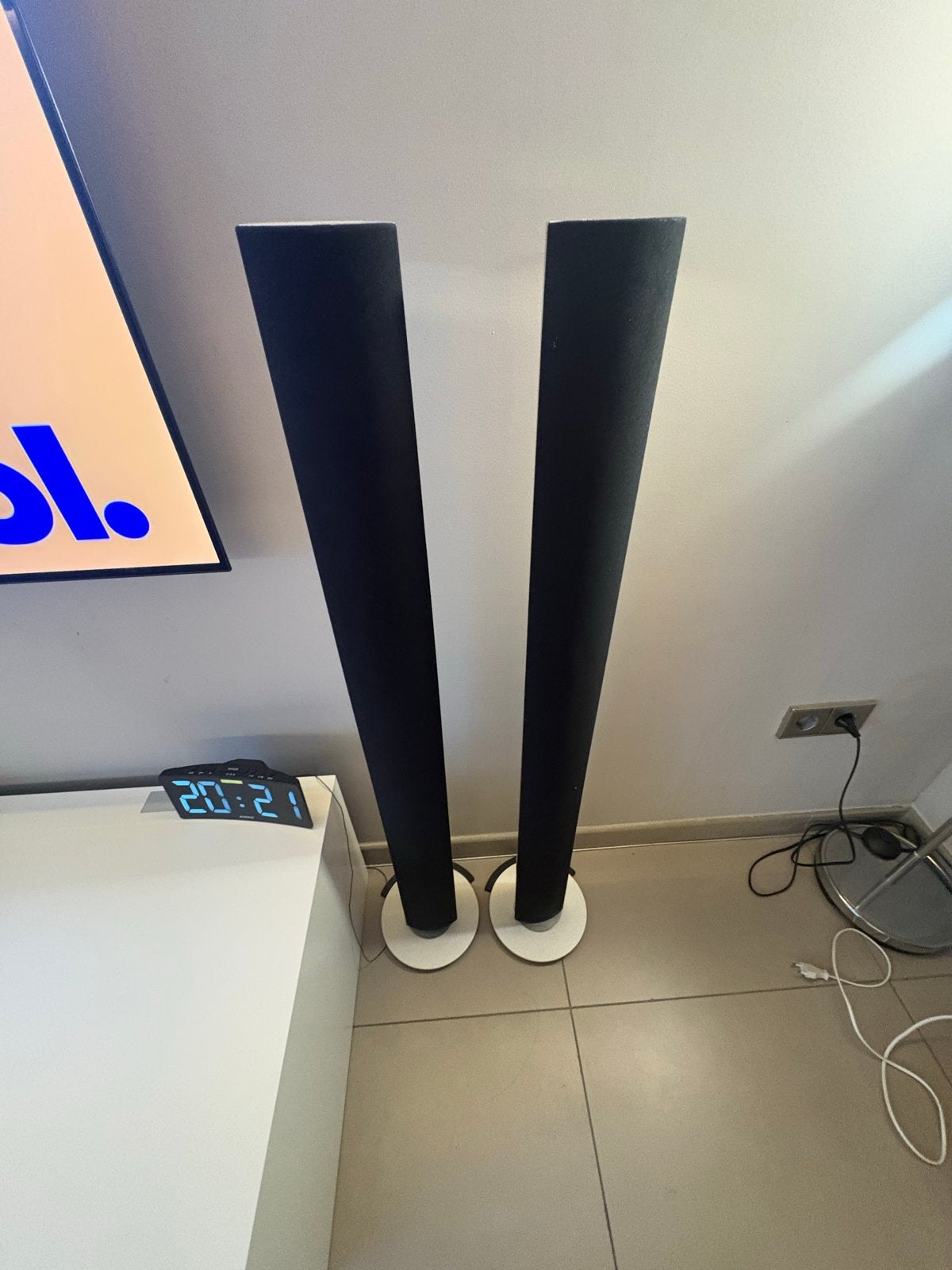 Stijlvolle Vloerstaande Luidsprekers van Bang& Olufsen, Ophalen of Verzenden, Gebruikt, Vloerstaande luidspreker, Bang & Olufsen