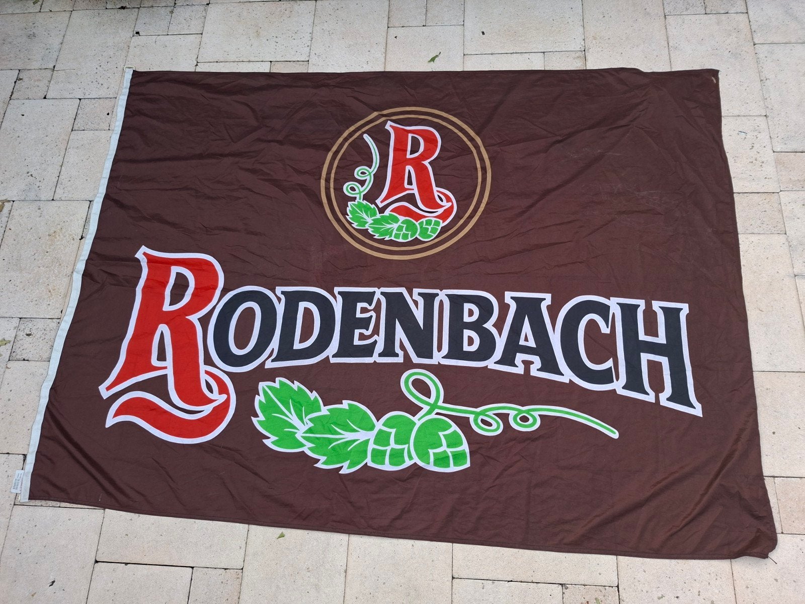 Grote RODENBACH vlag, Reclamebord, Ophalen of Verzenden, Rodenbach, A