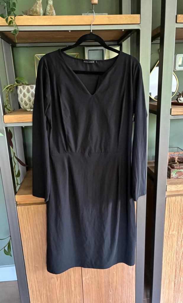 Travelstof jurk, zwart, XXL, Studio Anneloes, Kleding | Dames, Jurken, Zwart, Maat 46/48 (XL) of groter, Ophalen of Verzenden