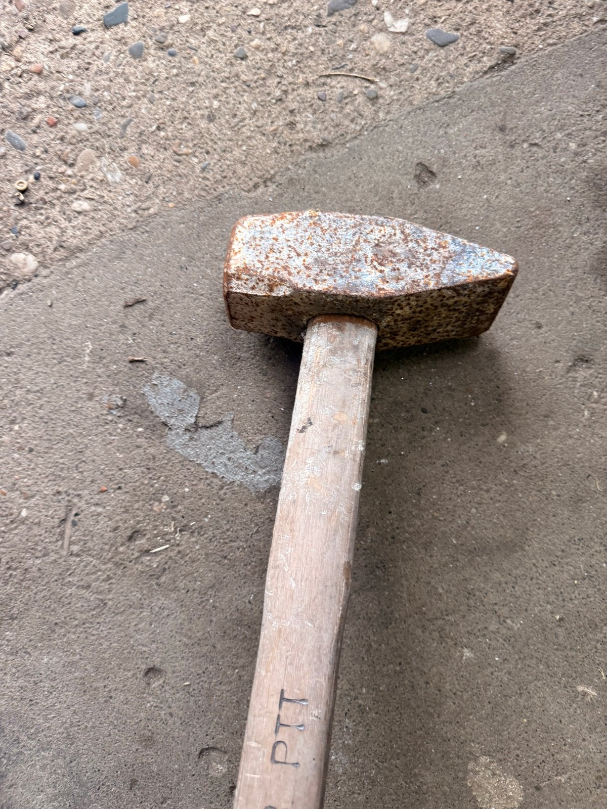Grote voorhamer met houten steel, Doe-het-zelf en Verbouw, Ophalen, Gebruikt, Hamer, Overige merken