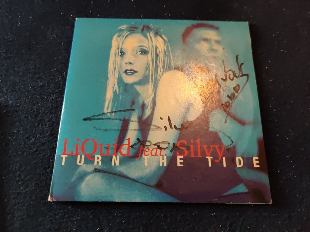 LiQuid feat. Silvy - Turn The Tide (gesigneerd), Ophalen of Verzenden, Zo goed als nieuw, Pop