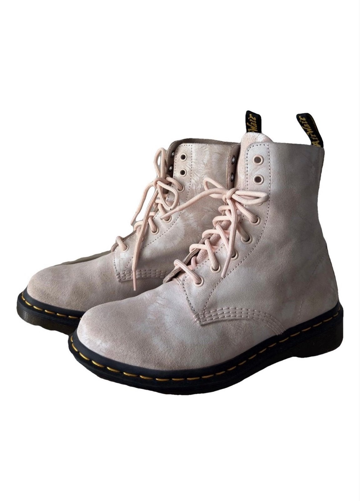 Dr. Martens mt 41 1460 Pascal Laarzen - Zo goed als nieuw, Ophalen of Verzenden, Zo goed als nieuw, Roze, Lage of Enkellaarzen