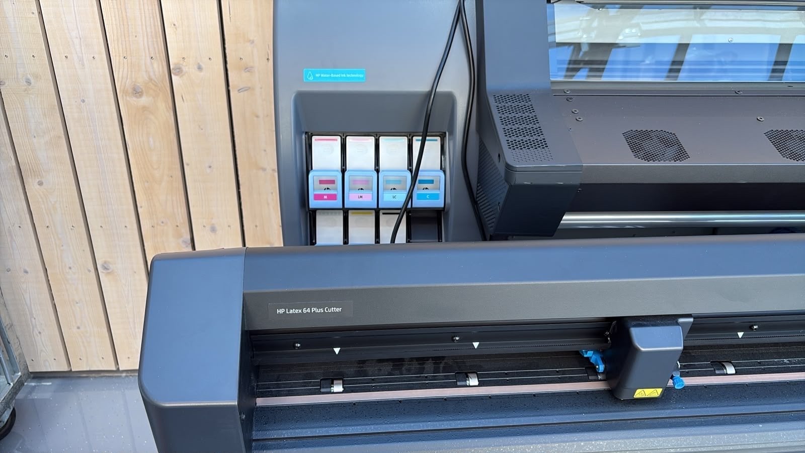 HP Latex 335 Printer en HP  54 Plus Cutter, Ophalen, Gebruikt, Overige typen