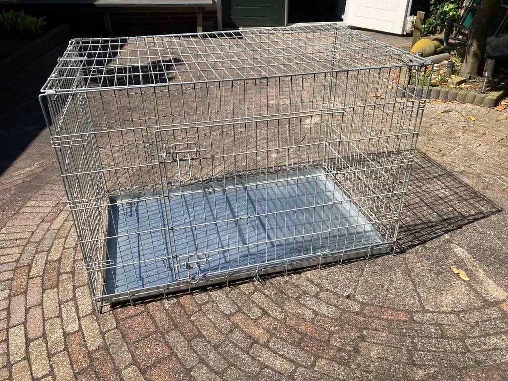 Grote hondenbench 2deurs 108x67x75 cm, Ophalen, Zo goed als nieuw
