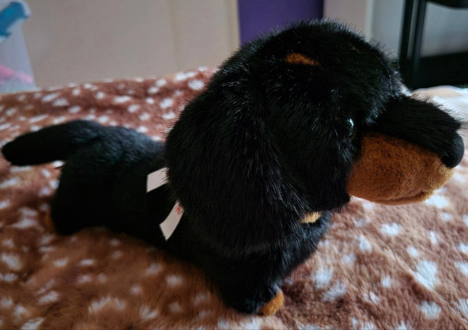 teckel hond Pumpkin knuffel onelove verzwaringsknuffel NIEUW, Overige merken, Overige karakters, Korrelvulling, Nieuw