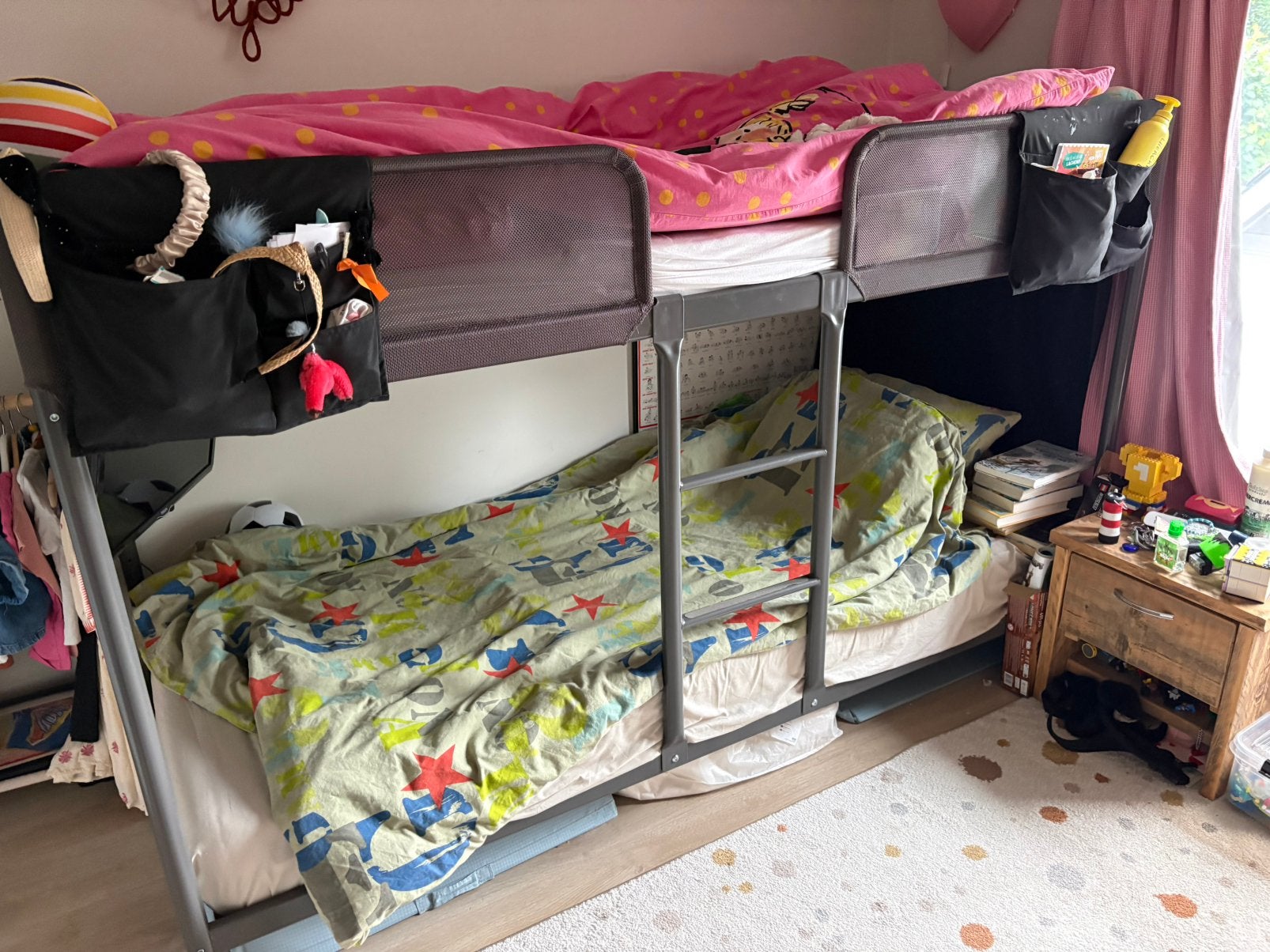 Ikea tuffing stapelbed, Huis en Inrichting, Ophalen, Tweepersoons, 90 cm, Stapelbed