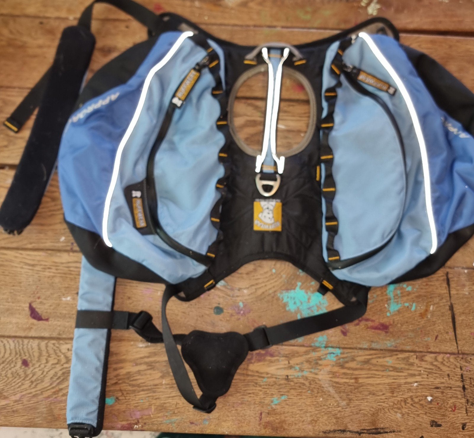 Ruffwear webmaster hondenharnas met vaste tassen, Dieren en Toebehoren, Ophalen of Verzenden, Zo goed als nieuw