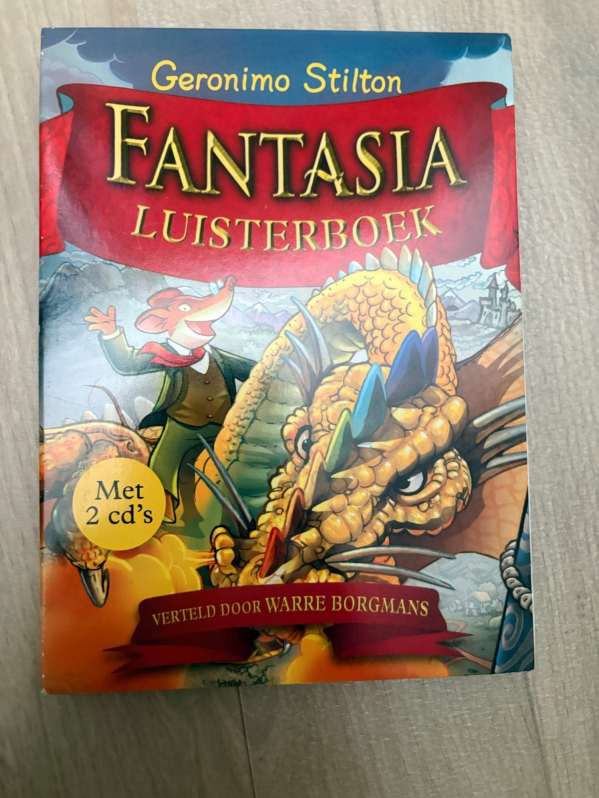 Geronimo Stilton Fantasia Luisterboek met 2 CD's, Boeken, Luisterboeken, Ophalen, Cd, Kind