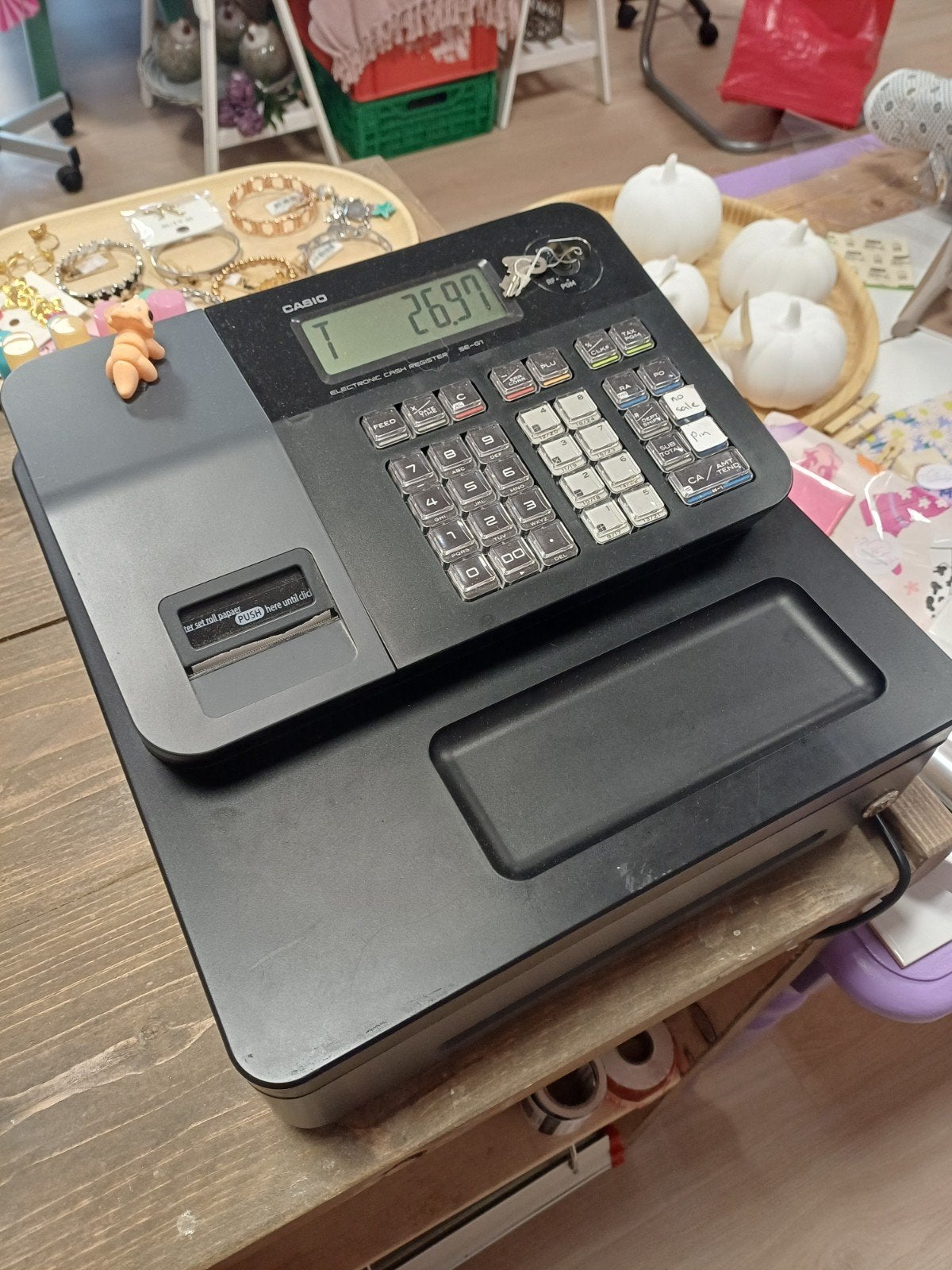 Casio kassa, Ophalen of Verzenden, Computers en Rekenmachines