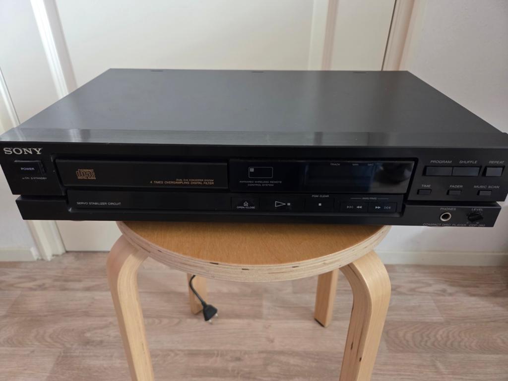Sony CDP-390 CD-speler, Ophalen of Verzenden, Gebruikt, Sony