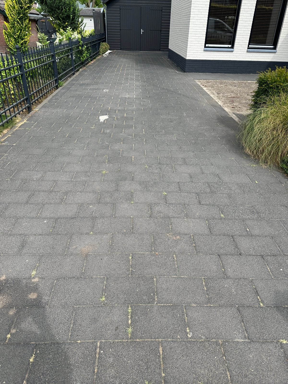 Oprit tegels klinkers 100 m2 60x60 tegels en klinkers grijs, Tuin en Terras, Ophalen, Gebruikt, 10 m² of meer, Beton