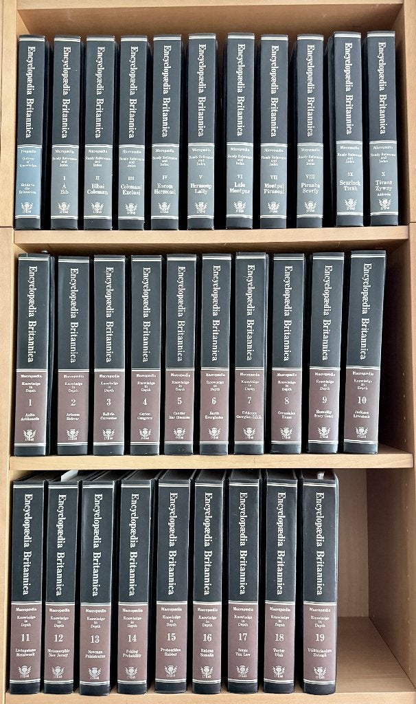 Encyclopaedia Britannica 30 delen, 15de editie, compleet, Boeken, Encyclopedieën, Complete serie, Diverse auteurs, Algemeen, Ophalen
