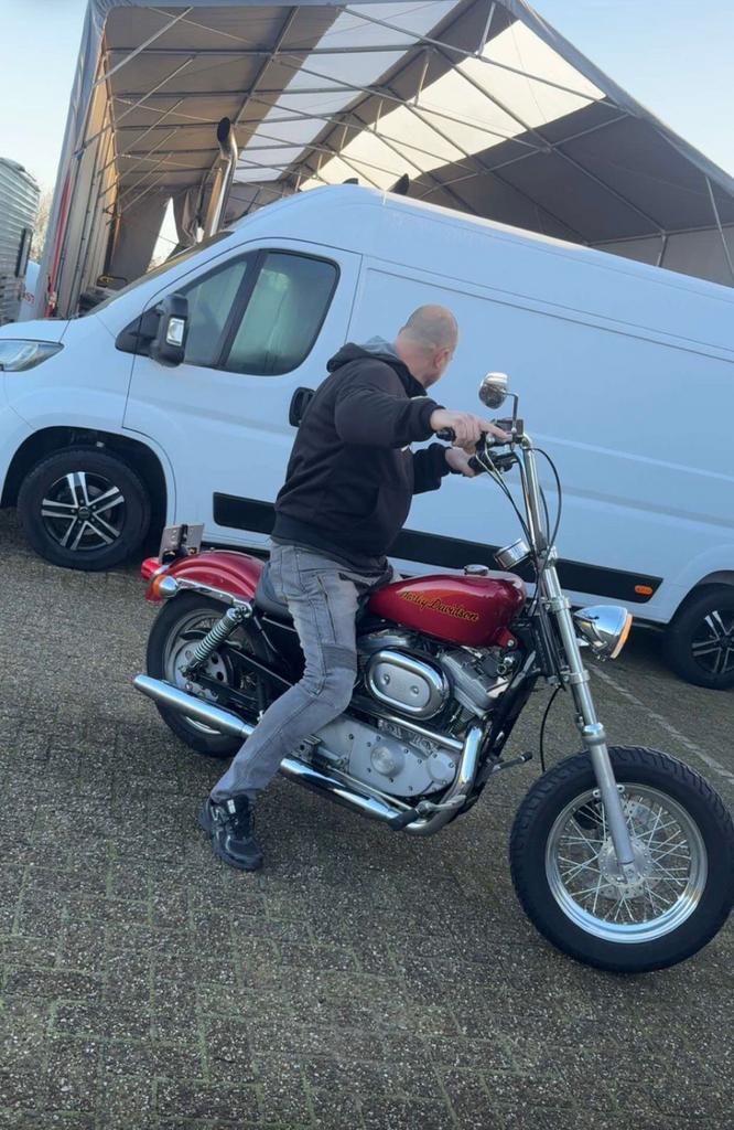 Brede voorvork wiel tank zadel spatbord stuur knipperlichten, Motoren, Onderdelen | Harley-Davidson, Ophalen