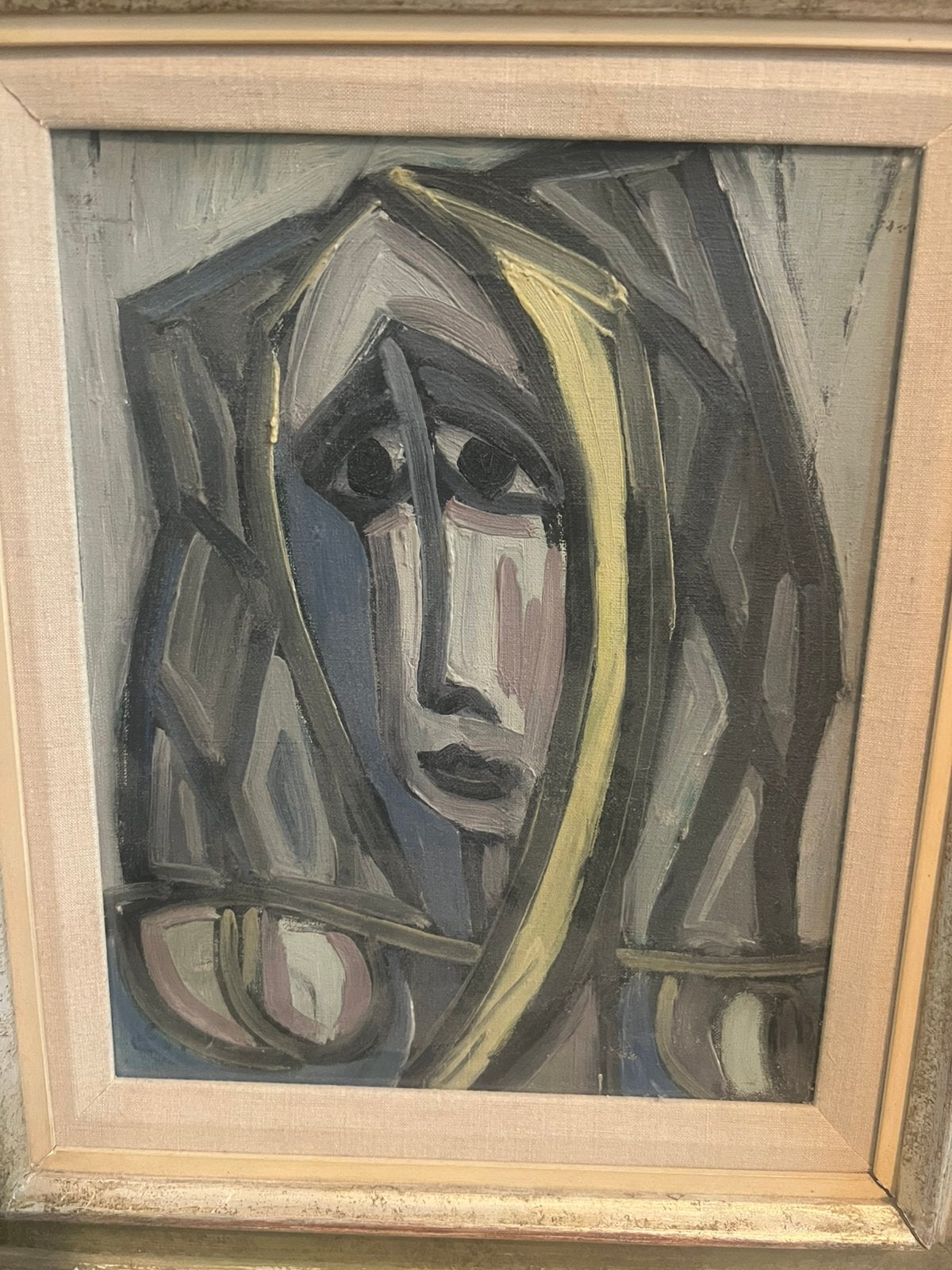 Jacques Grinberg olieverf schilderij Nouvelle Figuration, Ophalen of Verzenden