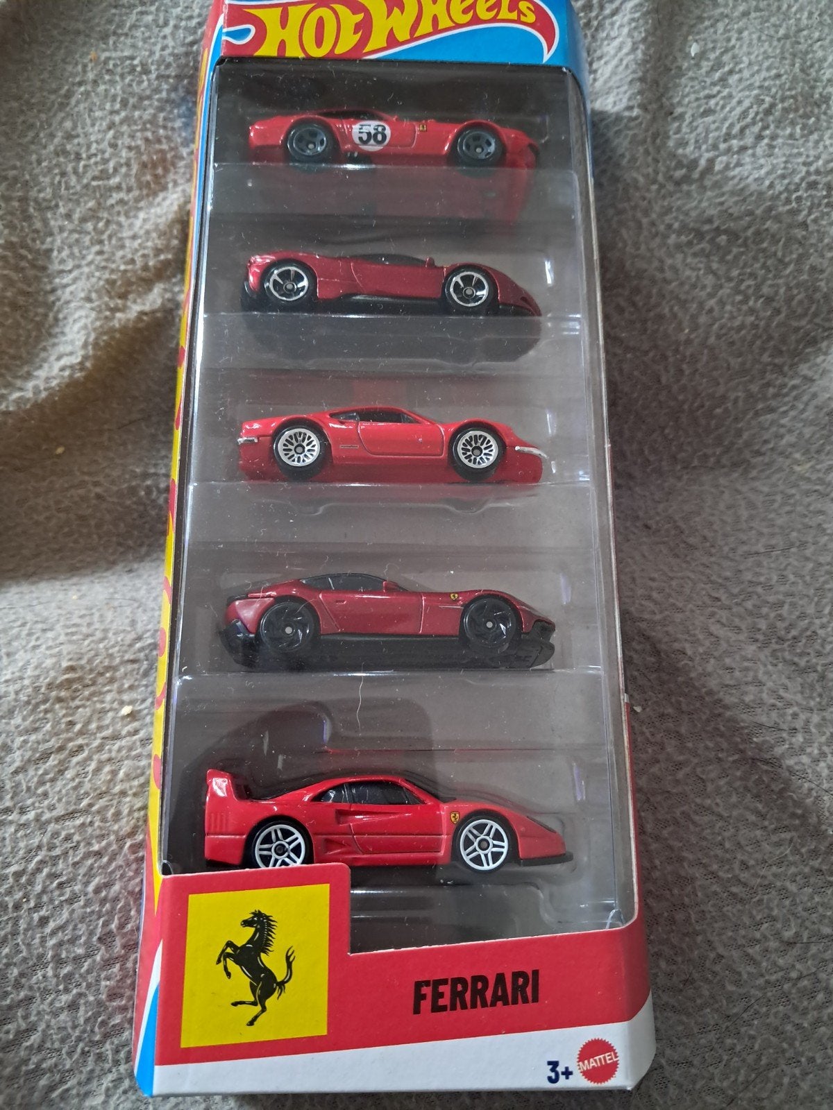 Hot Wheels Ferrari 5 pack nieuw Dino F40 365 Stradale, Ophalen of Verzenden, Nieuw, Auto