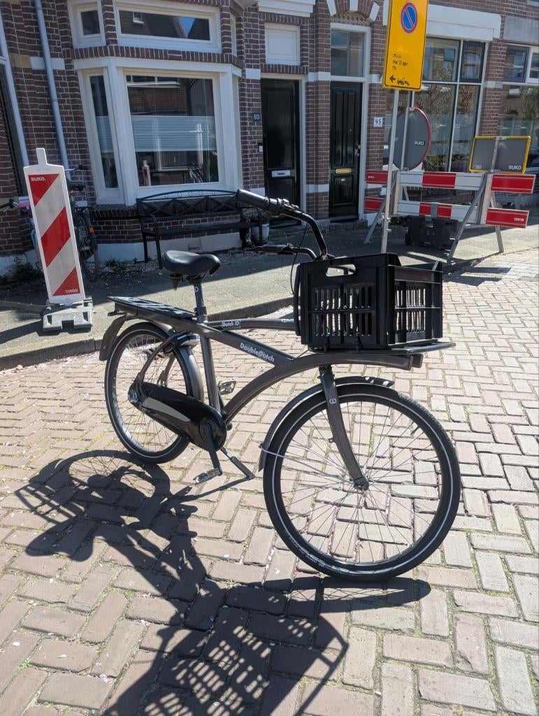 Jongensfiets 28 inch Double Dutch/Dutch ID met krat, Ophalen of Verzenden, Gebruikt, Overige merken