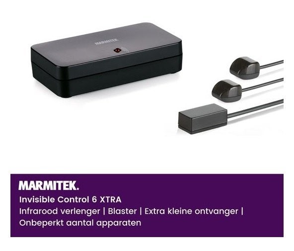 Marmitek Infrarood Verlenger - Invisible Control 6 XTRA, Ophalen of Verzenden, Nieuw, Minder dan 2 meter, Overige kabels
