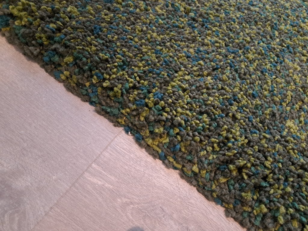 Vloerkleed groen gemêleerd 230 x170, Ophalen, 150 tot 200 cm, 200 cm of meer, Zo goed als nieuw
