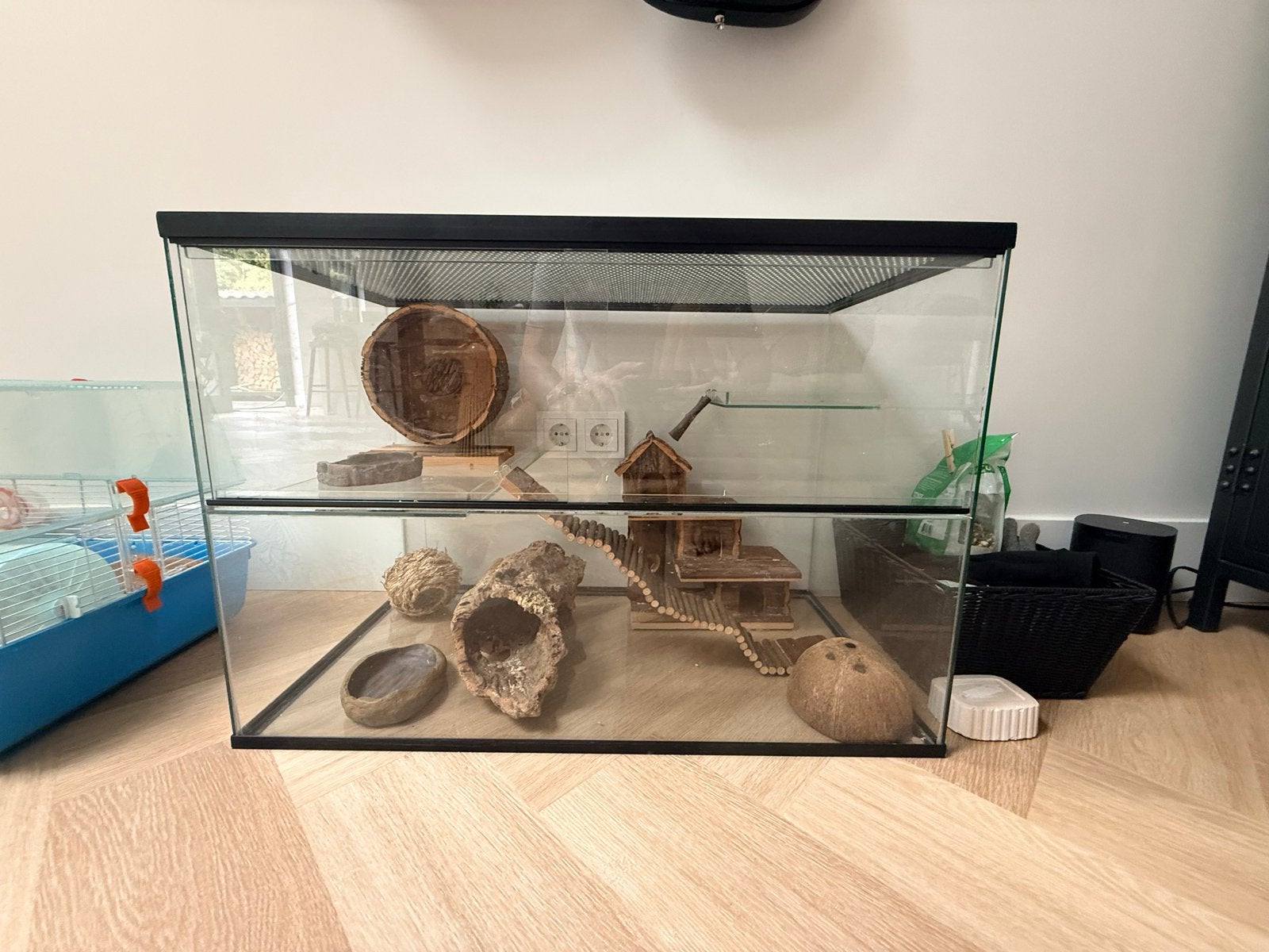 Verblijf voor hamster/ cavia of ander knaagdier of terrarium, Zo goed als nieuw, Hok, Cavia, Ophalen