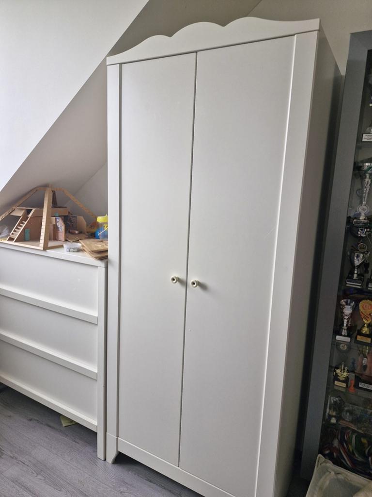 IKEA Kinderkast Wit - 174x75x50 cm - Ophalen Hoogvliet, Ophalen, Gebruikt, 50 tot 100 cm, 150 tot 200 cm
