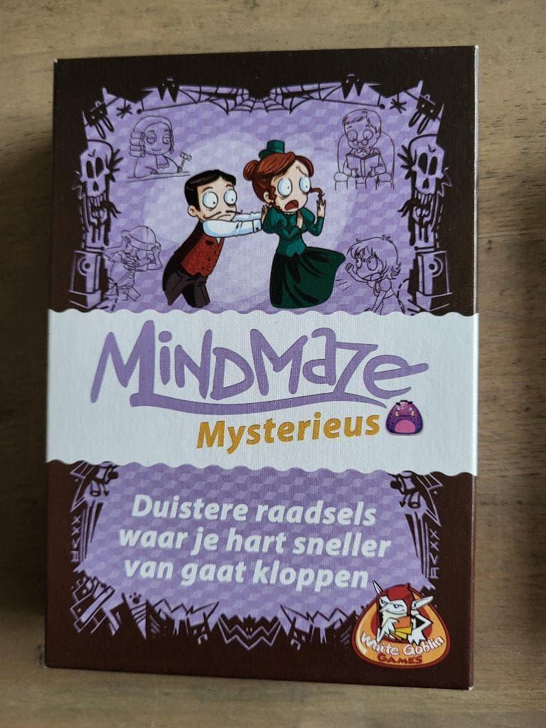 MindMaze Mysterieus: Duistere raadsels paarse versie, Vijf spelers of meer, Ophalen of Verzenden, Zo goed als nieuw, White Goblin Games