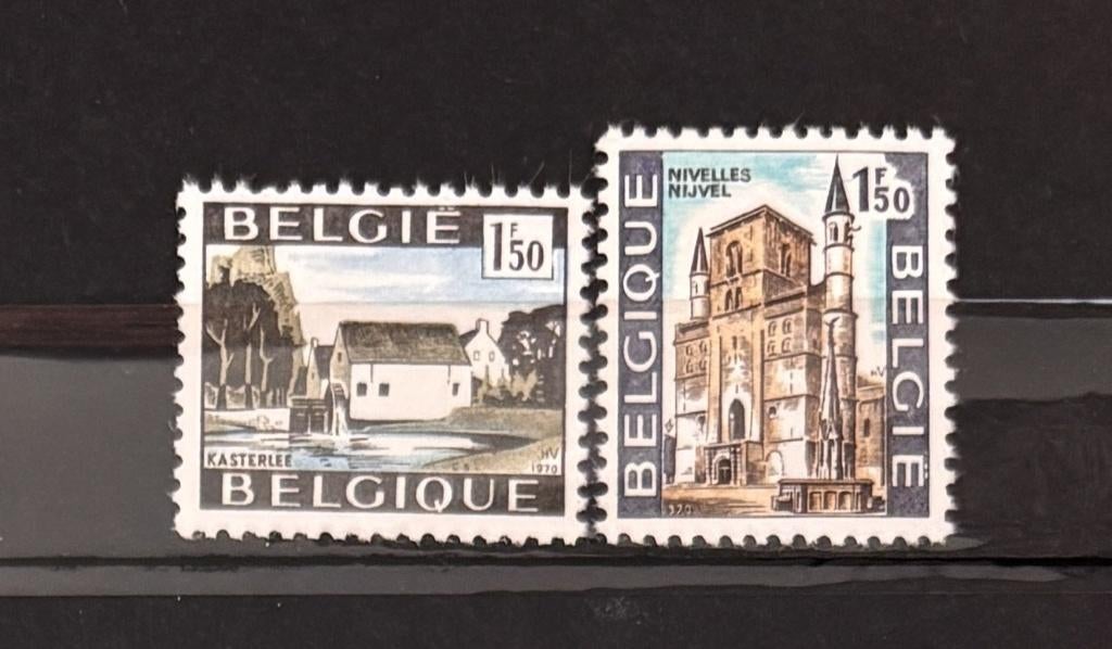 België, Mi 1596-1597, PF, Verzenden, Postfris