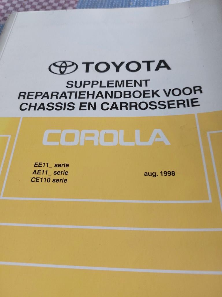 REPARATIEHANDBOEK TOYOTA COROLLA E11, Auto diversen, Handleidingen en Instructieboekjes, Ophalen of Verzenden