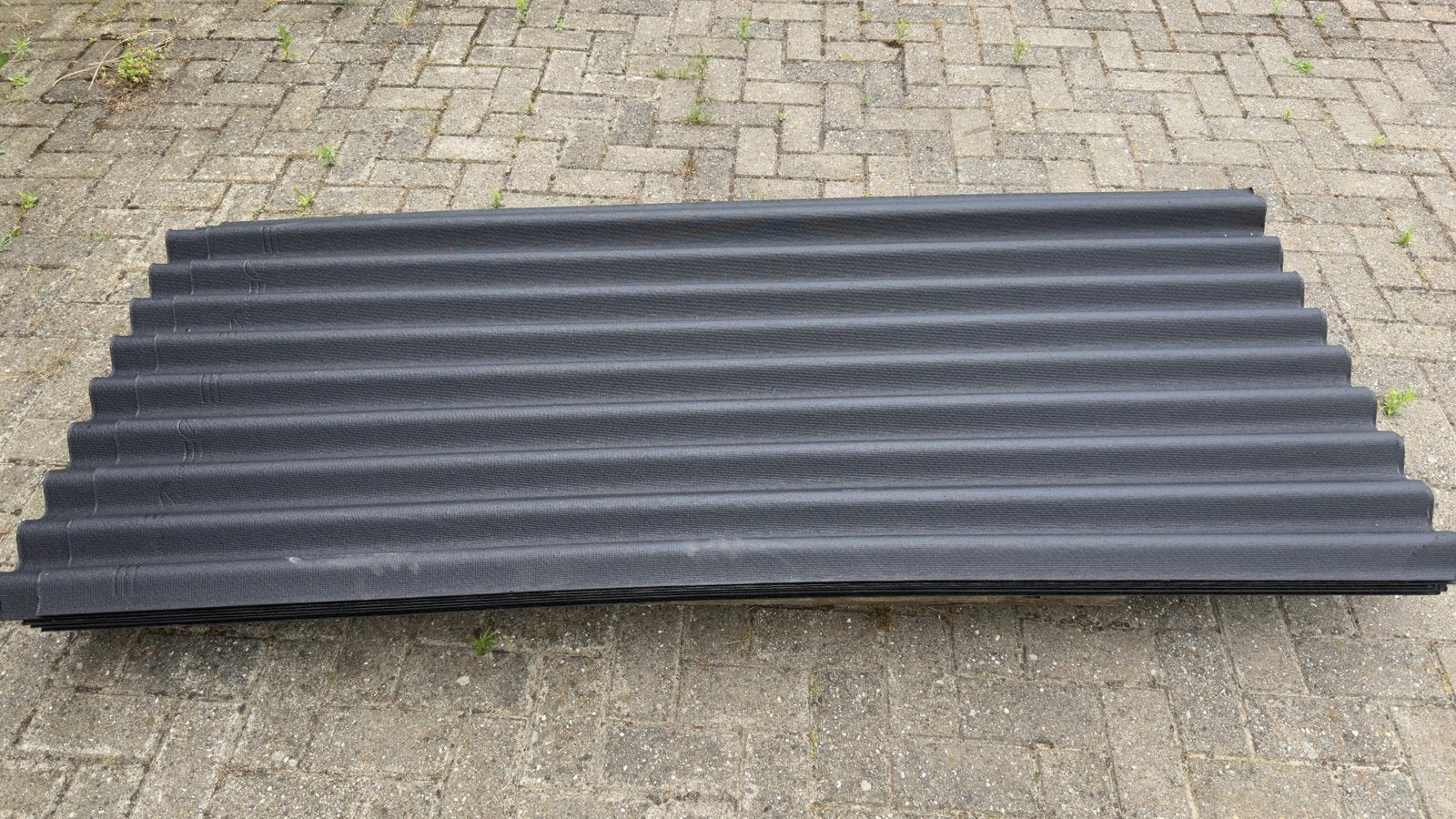 Bitumen Golfplaten Zwart 7 stuks, Ophalen, Overige materialen, 10 tot 15 m², Zwart