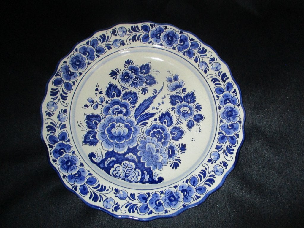 Twee  wandborden blauw-wit, Ophalen