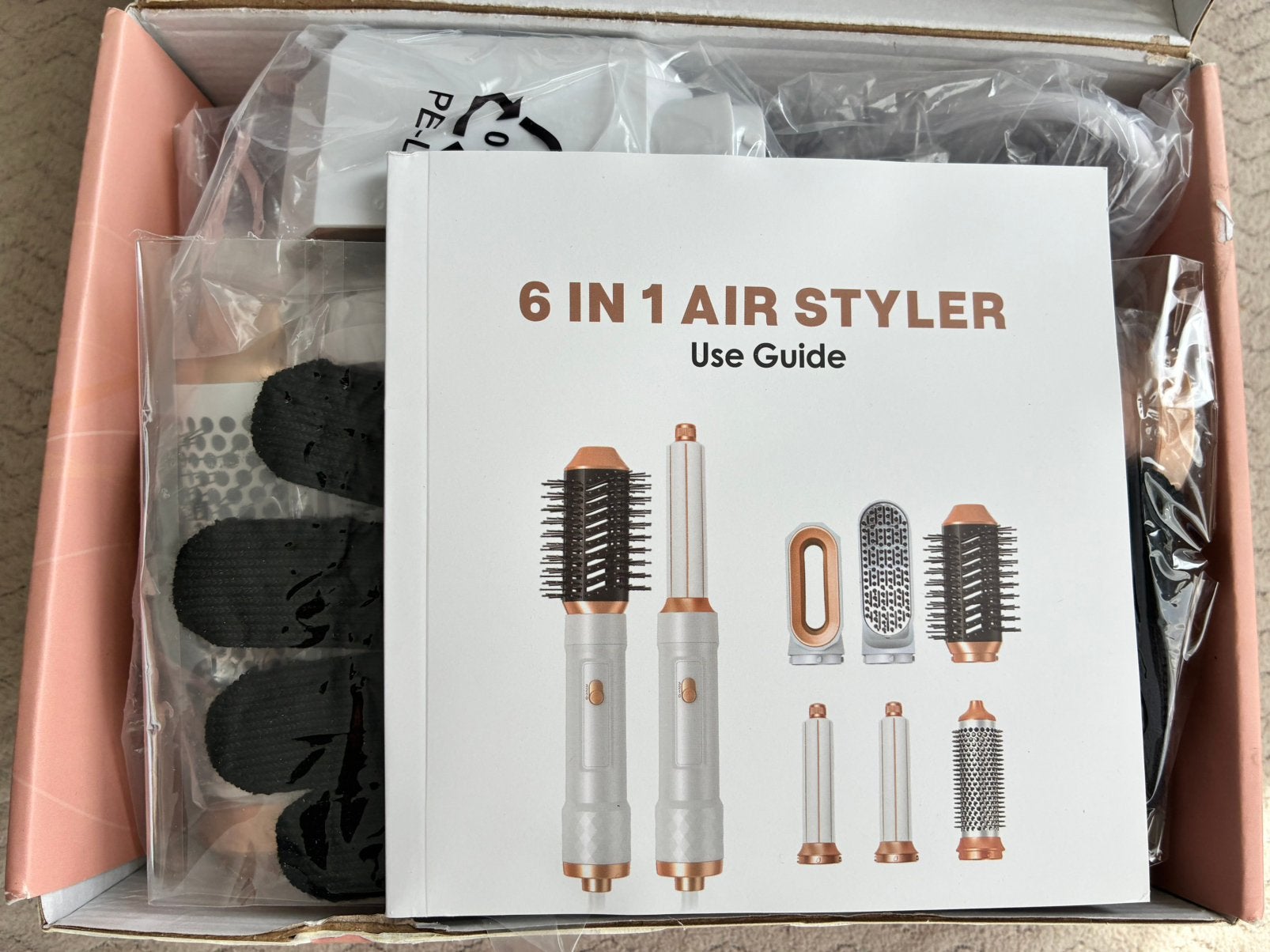 6 in 1 AIR STYLER, Ophalen of Verzenden, Nieuw, Handen en Nagels