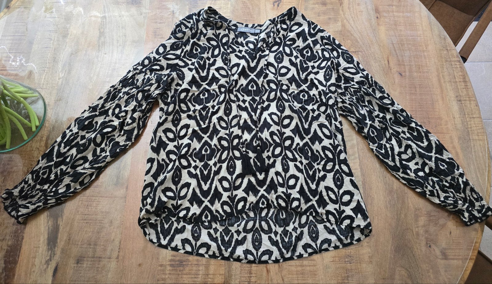 Geisha blouse maat 42, Geisha, Zwart, Maat 42/44 (L), Ophalen of Verzenden