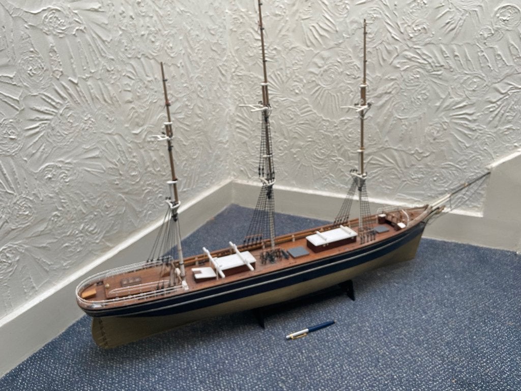 Scheepsmodel, Ophalen