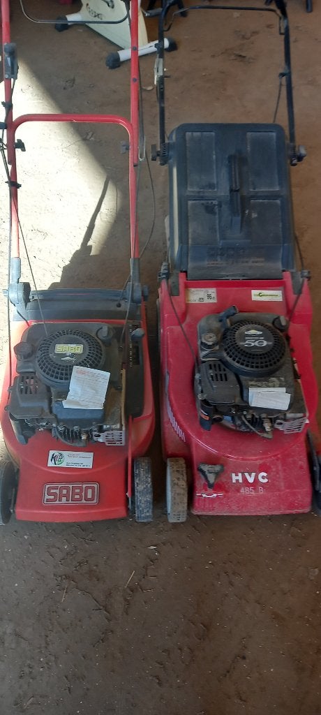 HVC & SABO grasmaaiers, Gebruikt, 50 cm of meer, Ophalen, Overige merken