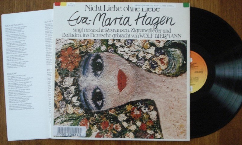 Eva-Maria Hagen - Nicht Liebe ohne Liebe, Inclusief insert, Ophalen of Verzenden, Gebruikt, 12 inch