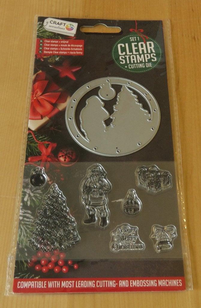 Kerst Stempels en snijmal, Ophalen, Zo goed als nieuw, Clearstamp
